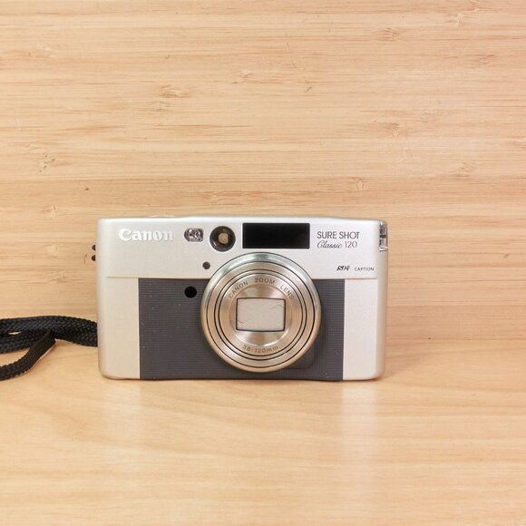 Canon Sure Shot Classic 120 Film Camera / 38-120mm Zoom Lens / Tested Working - Picture 2 of 9